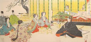 Ватанабэ Нобукадзу, 1872 - 1944 г.г. "Праздник в День весны Великого умиротворения"