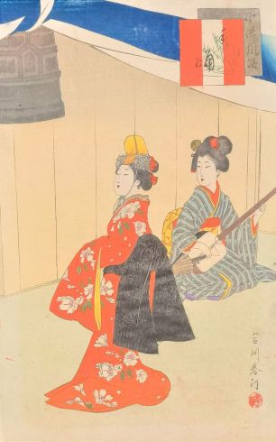 Миягава Сюнтэй, 1873 - 1914 г.г. "Танец-тэодори"